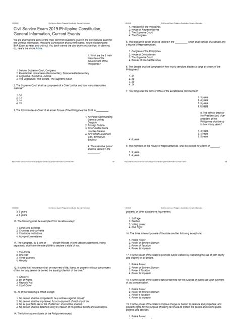 environment management and protection civil service|Civil Service Exam Philippine Constitution, General Information .